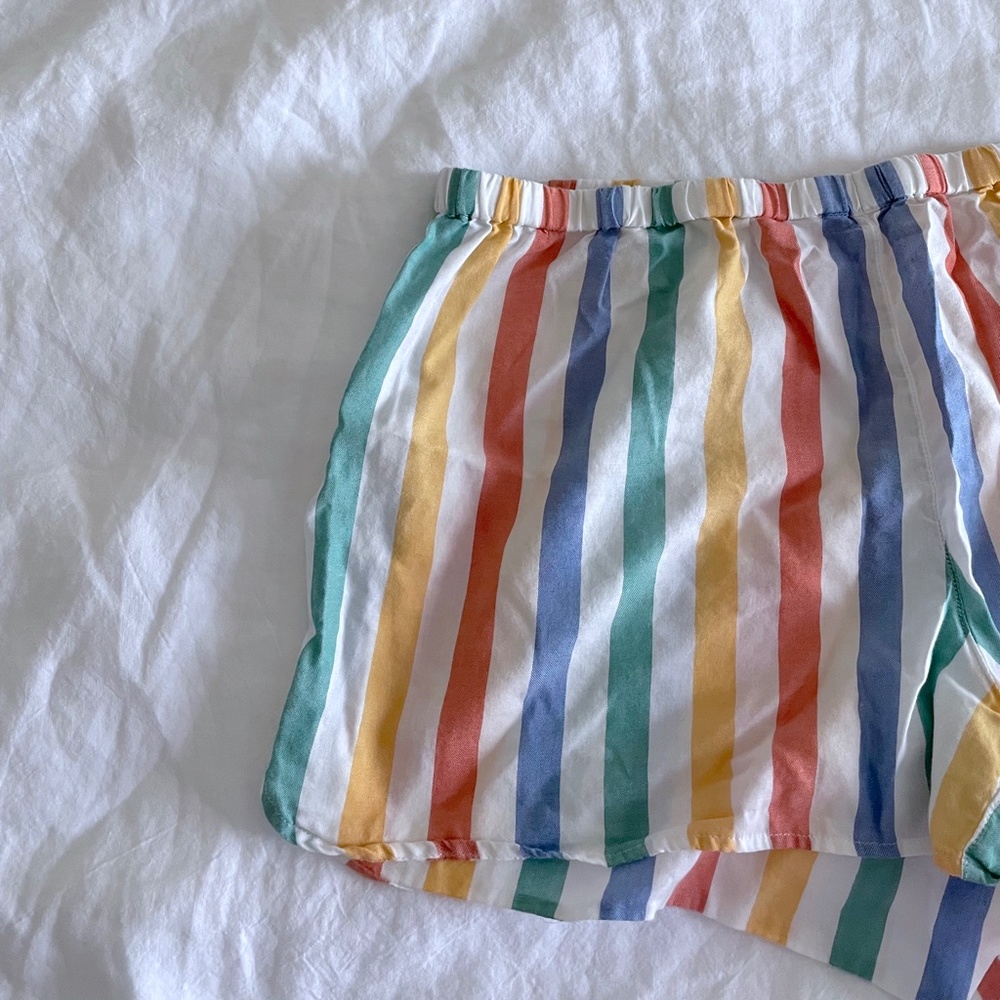 RESERVED - Madewell Striped Bedtime Pajama Shorts - Picture 6 of 7